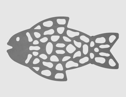 Antislip Fisch 34x20 cm